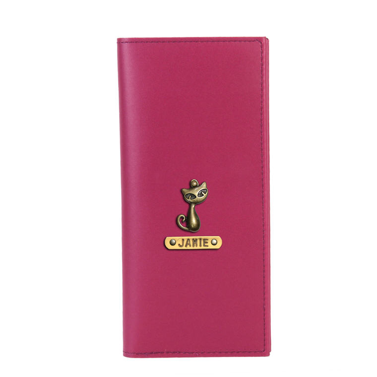 Personalized Travel Wallet - Wine