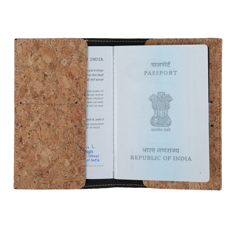 Personalized Passport Cover - Plain Cork