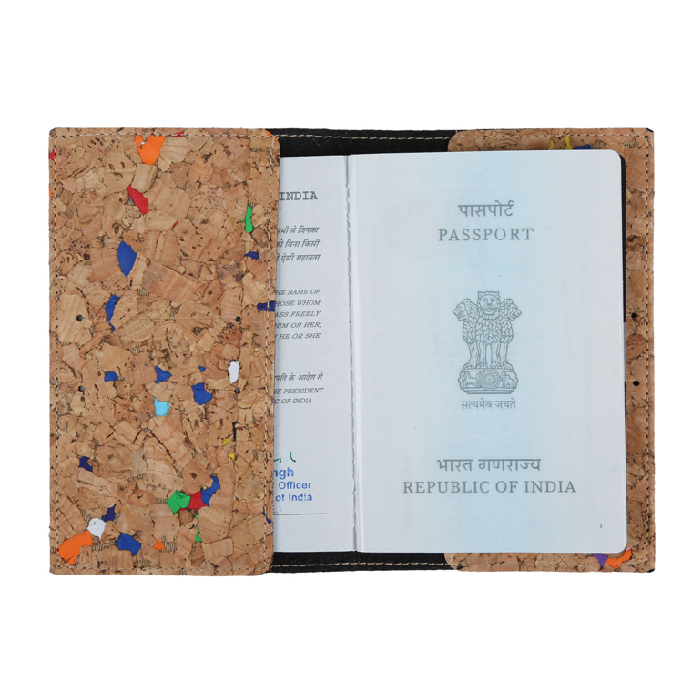 Personalized Passport Cover - Color Cork