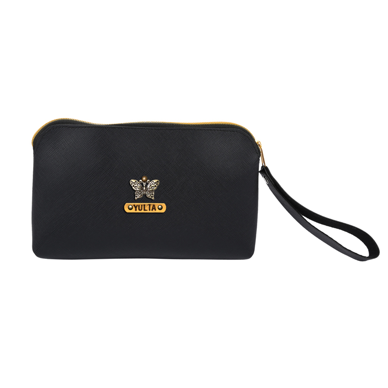 Personalized Cosmetic Pouch - Carbon Black