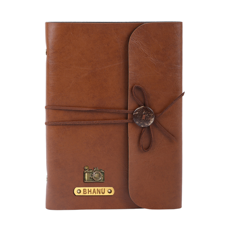 Personalized Journal - Chocolate Brown