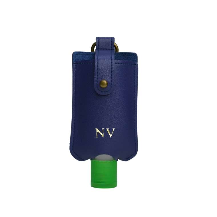 Customized Sanitizer Case - Navy Blue
