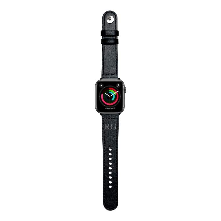Personalized Apple Watch Band 38/40mm - Carbon Black