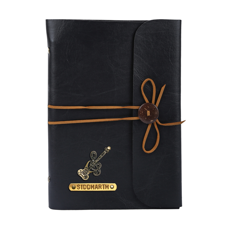 Personalized Journal - Carbon Black