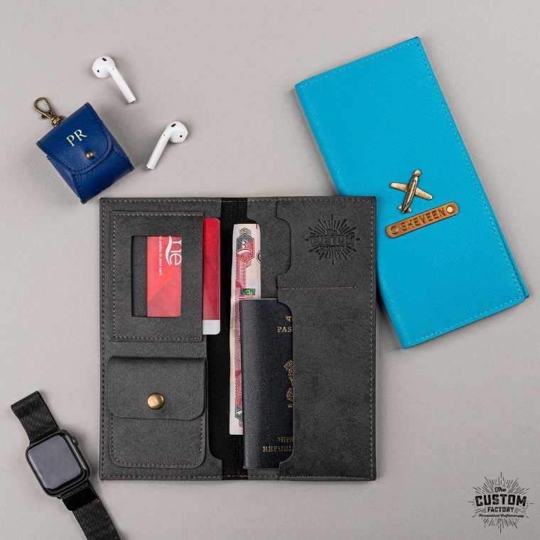 Personalized Couple Travel Wallets