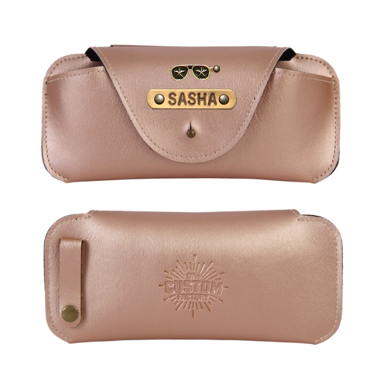 Personalised Sunglass Cover - Rose Gold