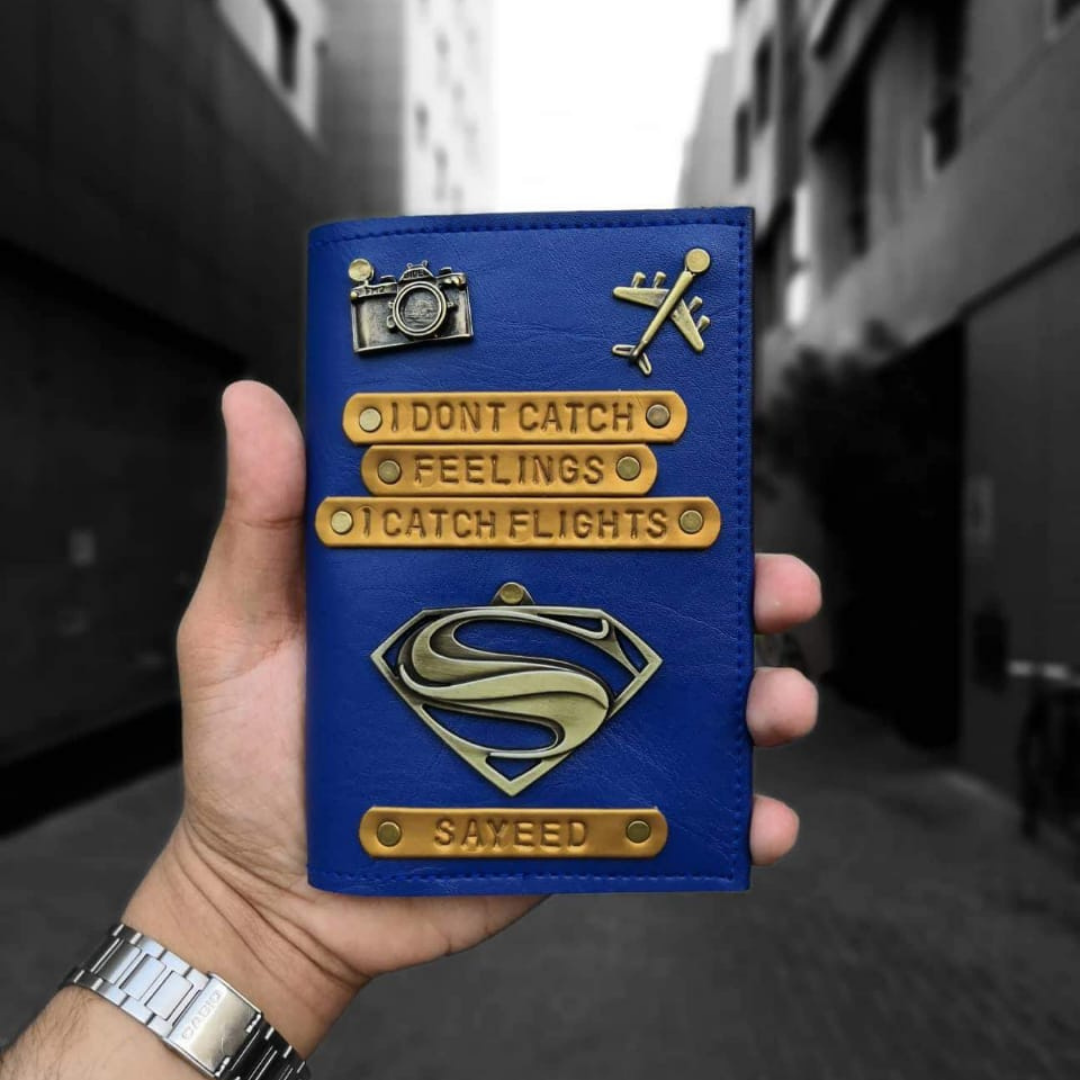 Personalized Passport Cover - Superman Passport Cover