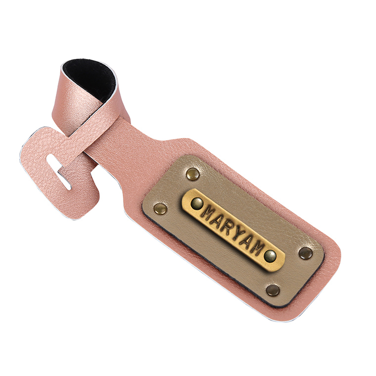 Personalized Luggage Tag - Rose Gold