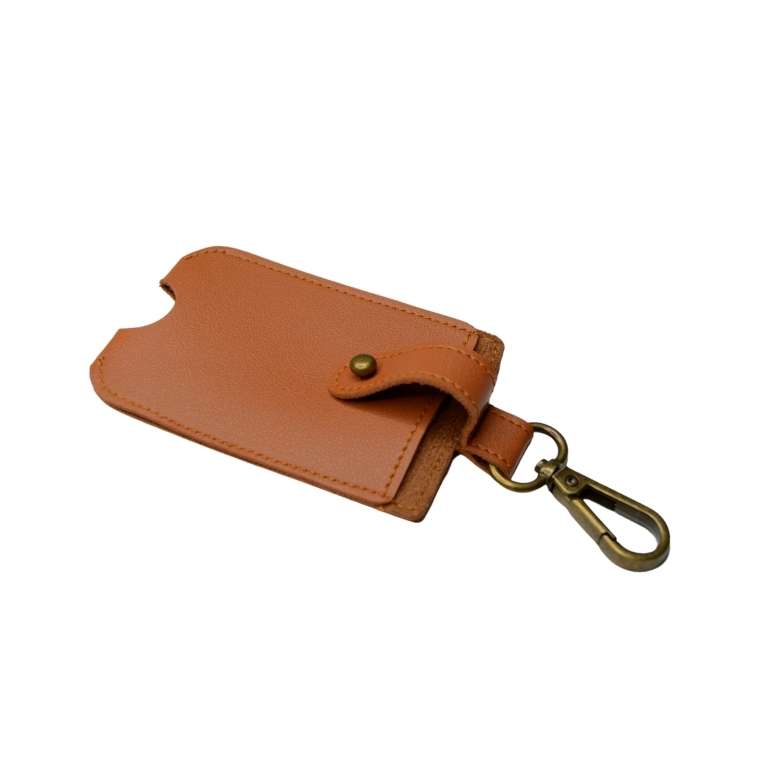 Personalized Sanitizer Cover - Chocolate Brown