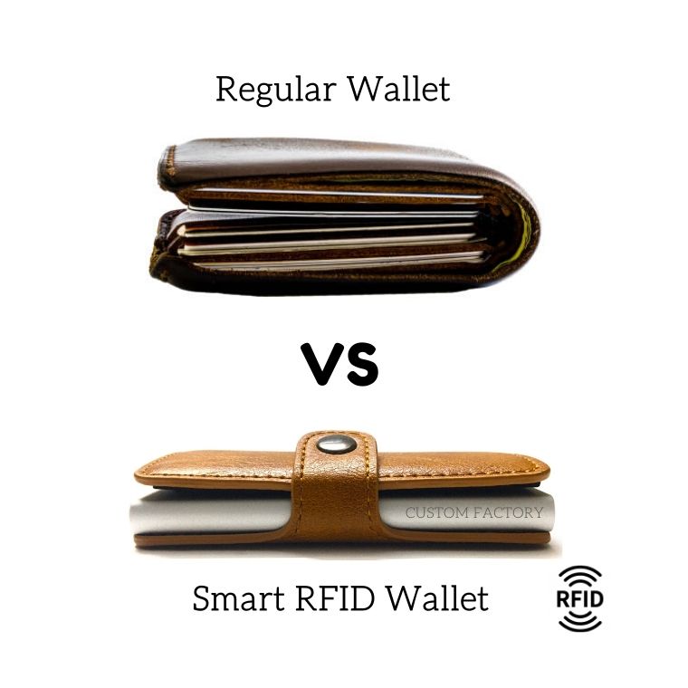 Personalized Single RFID Mens Wallet - Chocolate Brown