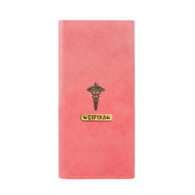 Personalized Travel Wallet - Peach