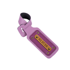 Personalized Luggage Tag - Lavender