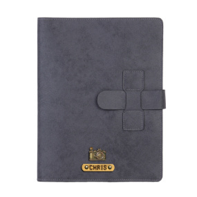 Personalized Work Folio - Grey