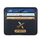 Personalized Classic Card Holder - Carbon Black