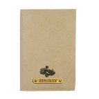 Personalized Passport Cover - Beige