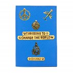 Personalised Passport Cover - Change the World