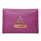 Personalized Business Card Holder - Dark Purple