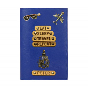 Personalised Passport Cover - Eat Sleep Travel Repeat