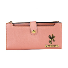 Personalized Ladies Wallet - Rose Gold