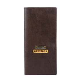 Personalized Travel Wallet - Coffee