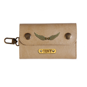 Personalized Key Holder - Beige