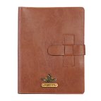 Personalized Work Folio - Chocolate Brown