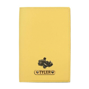 Personalized Passport Cover - Mellow Yellow