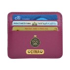 Personalised Classic Card Holder - Wine