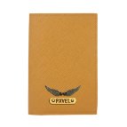 Personalized Passport Cover - Mustard