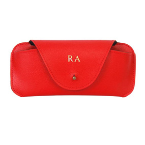 Personalized Sunglass Cover - Red