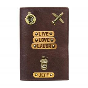 Personalised Passport Cover - Live Love Laugh